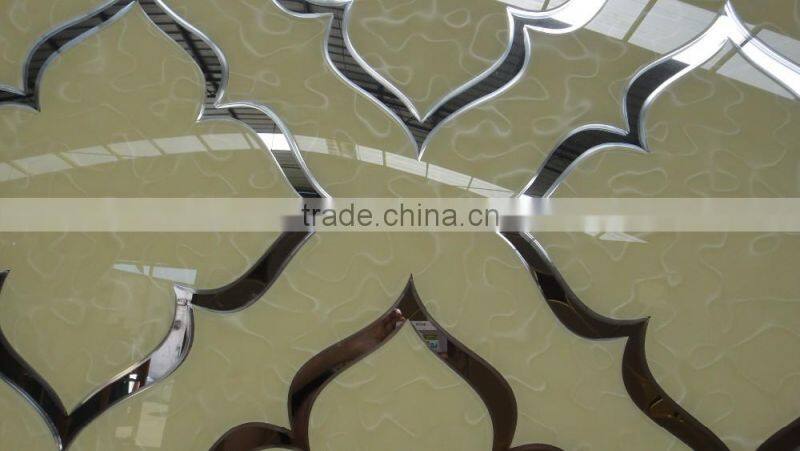 new design silver wall decorative mirror wholesale