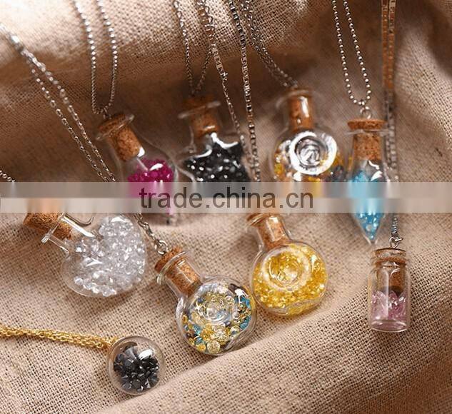 hotting sale ! Drift glass bottle ,mixed shape with color sands bottles, floating mini bottle wholesale