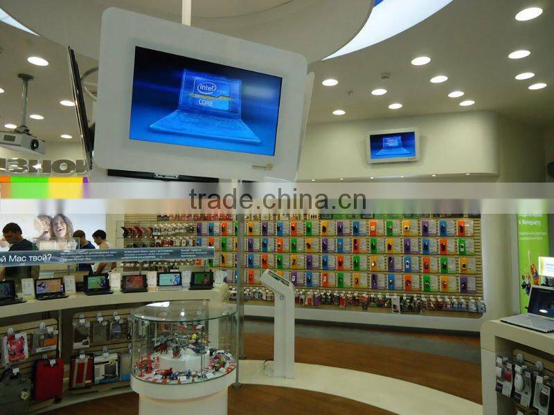 Plastic Security Locking Hooks for slatwall/pegboard in retail shop