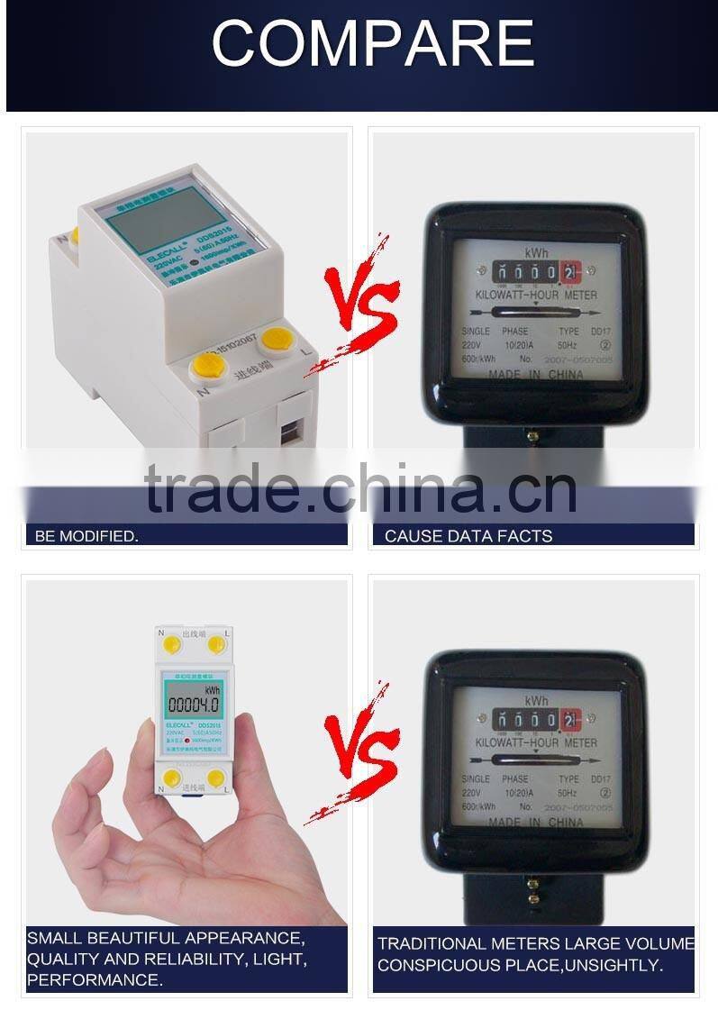 home wireless energy monitor / LCD digital energy meter calculate the cost of energy real-time voltage of the power