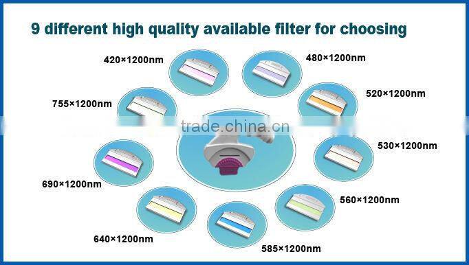 IPL+RF two handle ipl rf laser equipment for skin care