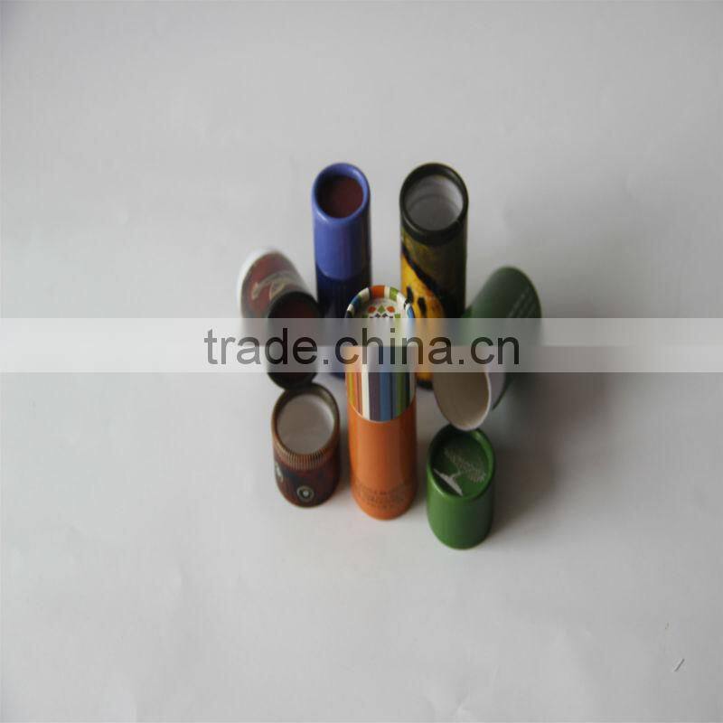 view top round paper can packaging