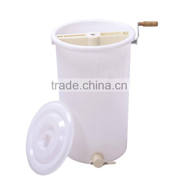 2016 Promotion 2 Frames Plastic Manual Honey Extractor
