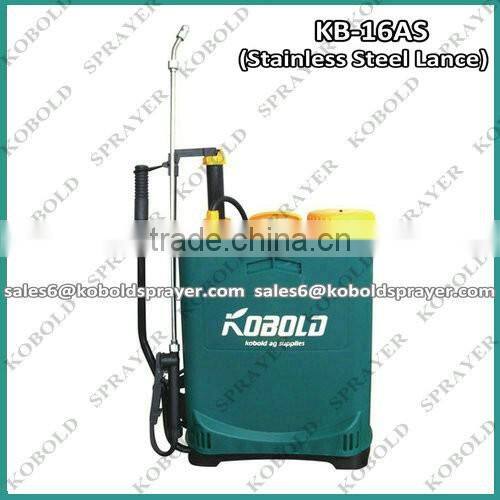 (KB-16AB) India market 16L double pump hand sprayer