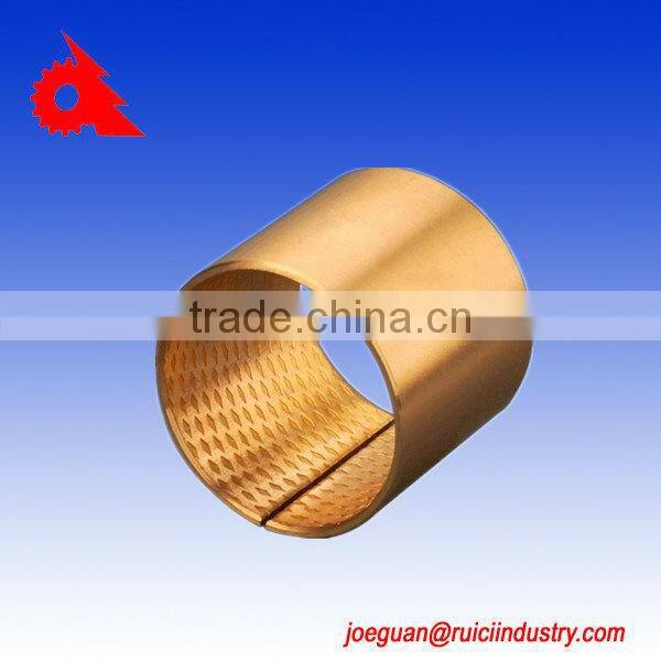 impregnated oil groove copper bushing