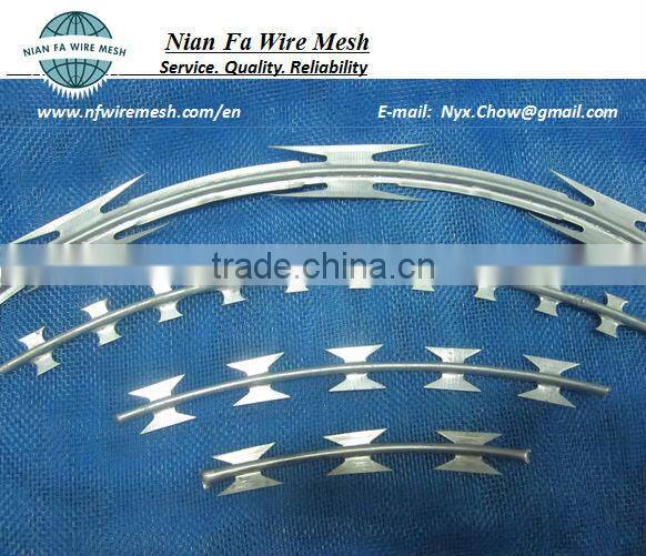 Low Price and High Quality Concertina Razor Barbed Wire (Guangzhou Manufacturer)