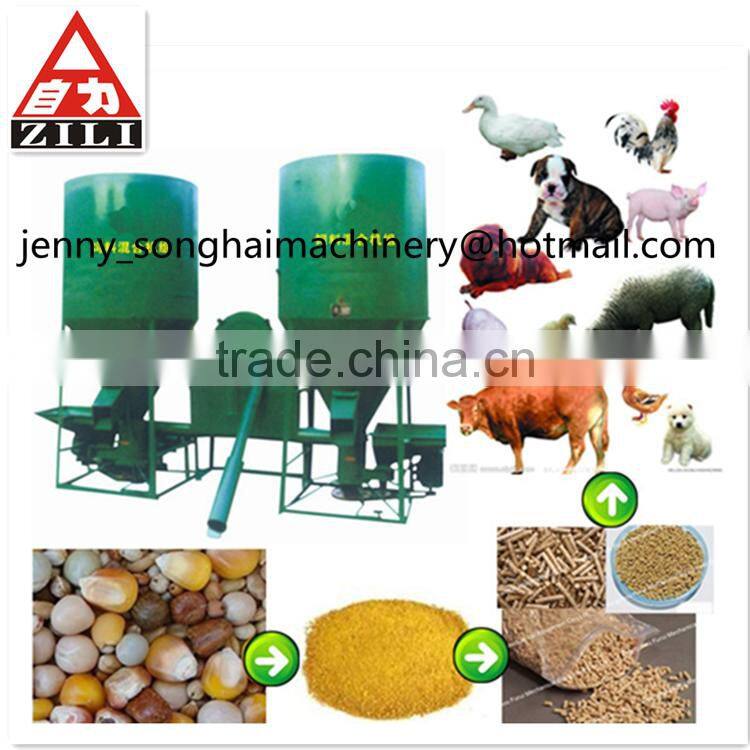 Feed grinder machine TMR for cow