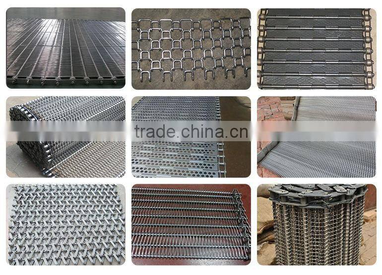 NST Certification Ss304 Mobile Stainless Steel Conveyor Belt Wire Mesh