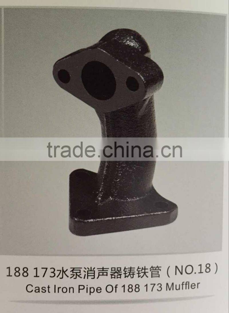 High quality gasoline generator 188 Muffler for Water pump