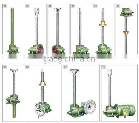 Lead screw jack worm gear unit