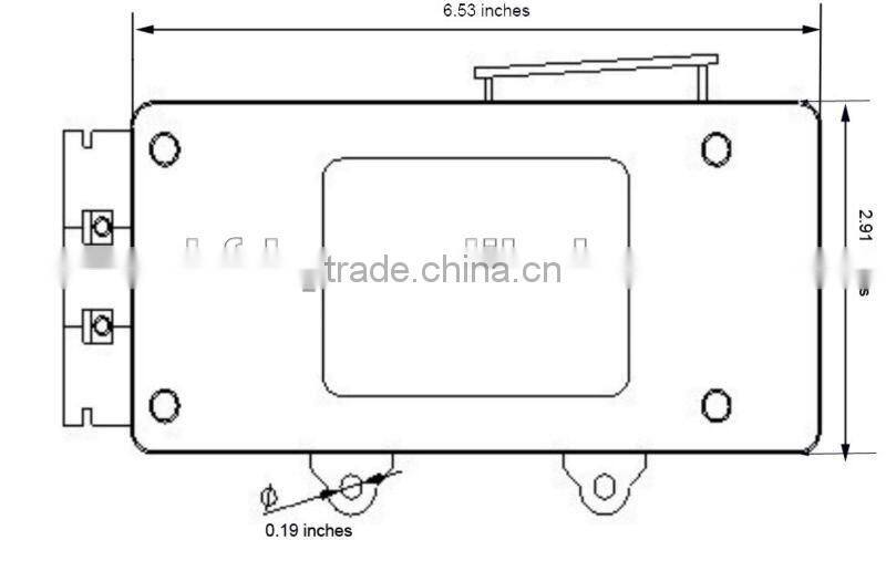 compact wireless control box for linear actuator