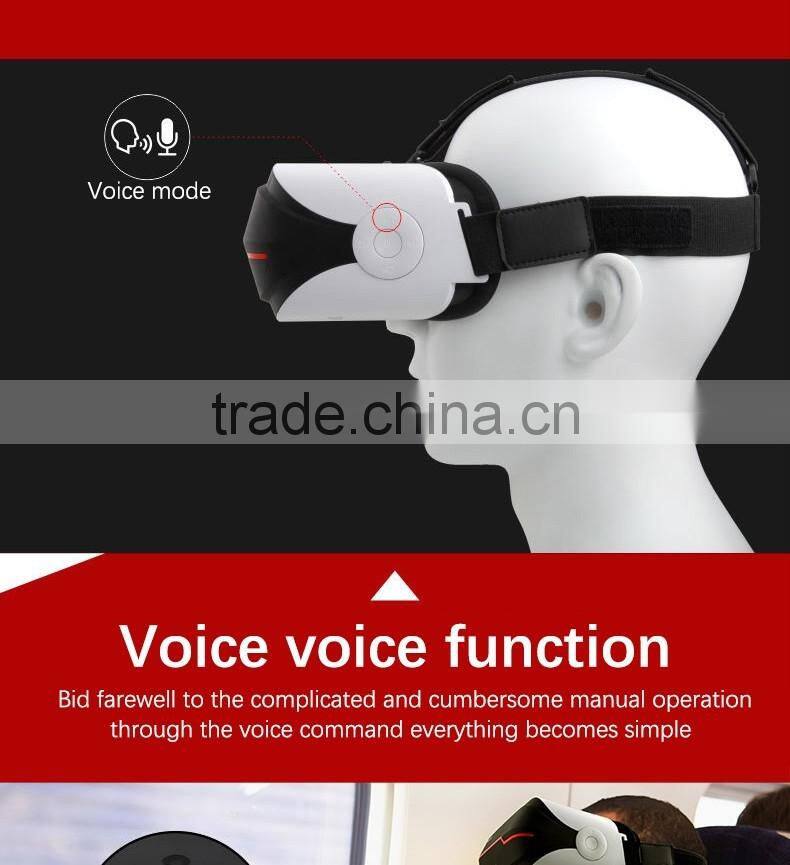 2016 New coming virtual reality 3d vr glasses with headphone