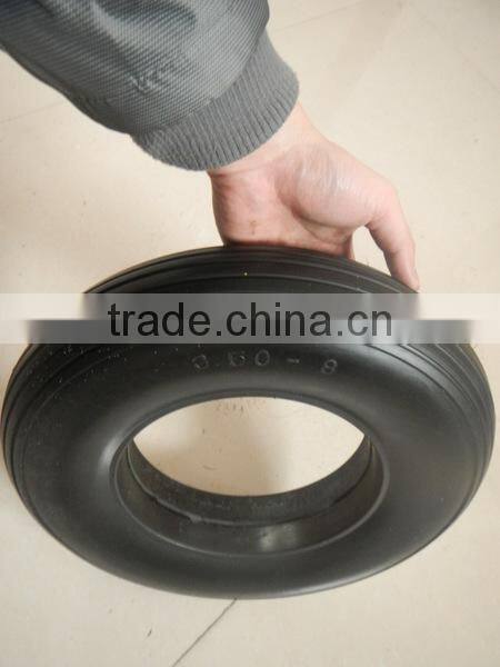 Good quality polyurethane foam tire/pu tyre3.50-8