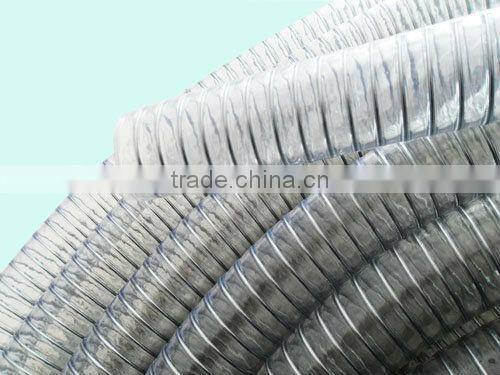 Specialized manufacturer pvc spiral hose steel wire reinforced pipe