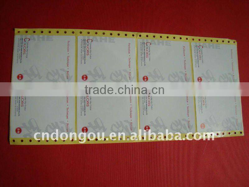 PVC self-adhesive sticker