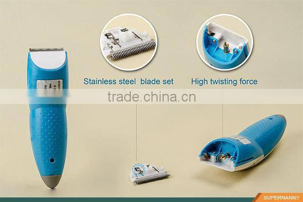 cordless baby hair trimmer with replacement blade set