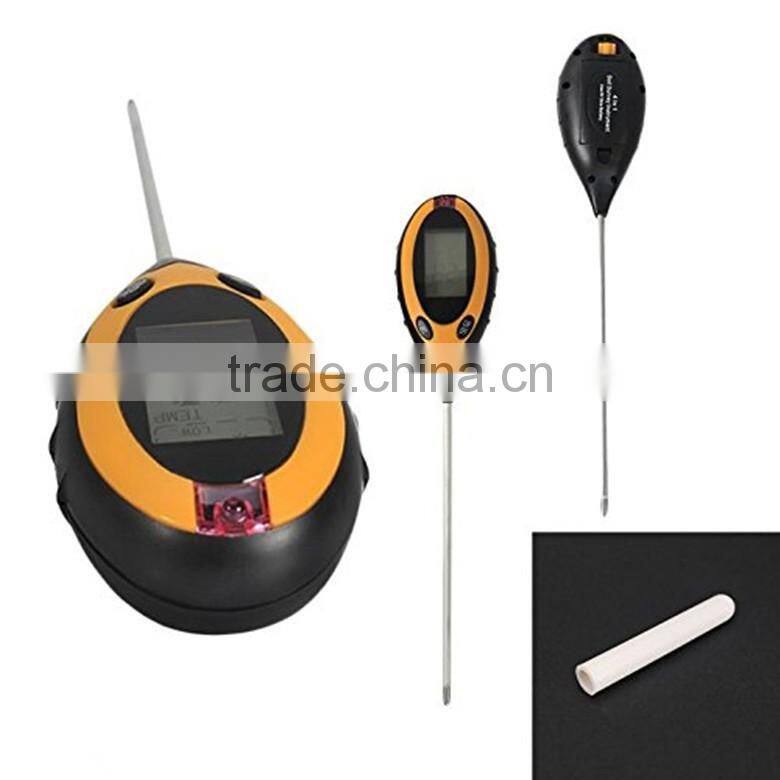 4 IN 1 Soil Moisture Monitor, Soil PH Value, Soil Temperature and Sunlight Intensity Tester