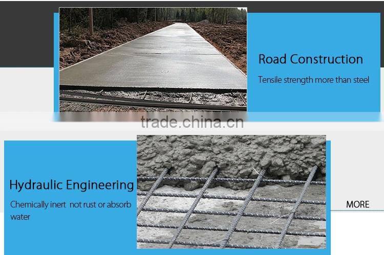 various sizes and various shapes of Basalt fiber rebar bends