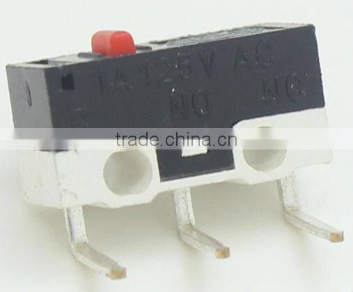 mouse micro momentary switch with no lever bent pcb terminals,KW10-Z0R