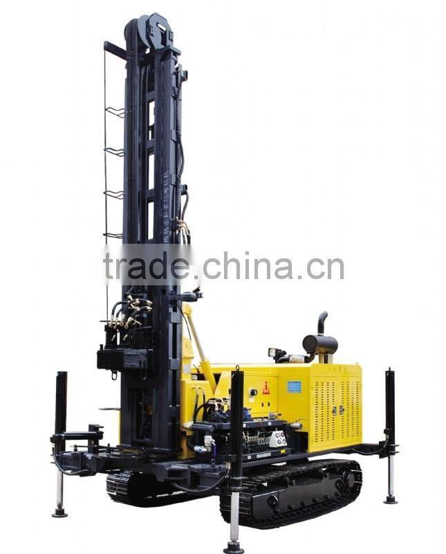 KW30 300m depth 168 ~ 300mm diameter crawler mounted multifunctional geothermal water well drilling rig