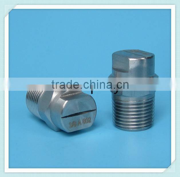 Stainless steel ss or brass or pp plastic flat fan water veejet spray nozzle