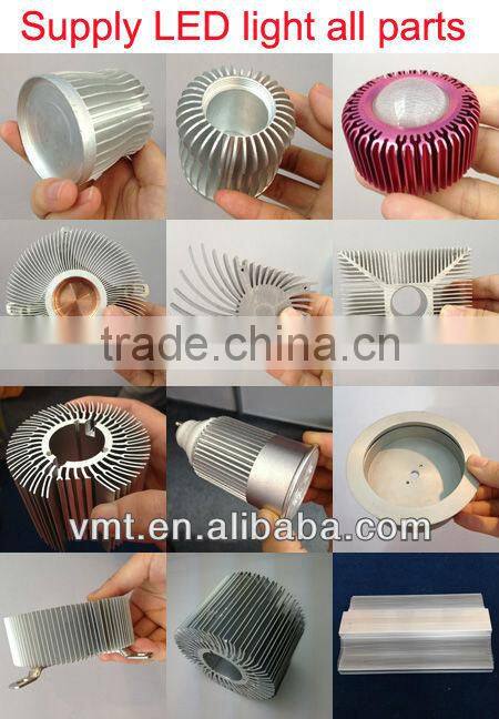 aluminum finned 80w 300W led high bay lighting round led heatsink