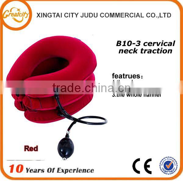 Air neck collar traction device