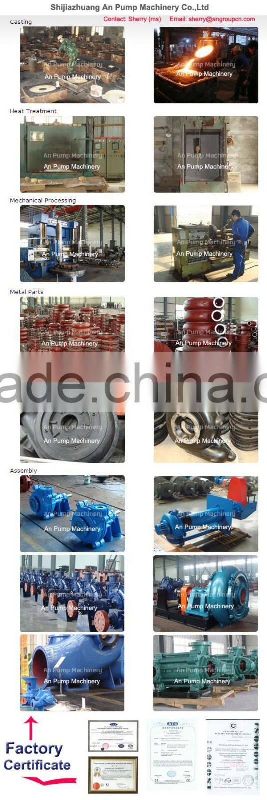 Centrifugal Sand Gravel Pump Made In China Sand dredging pump