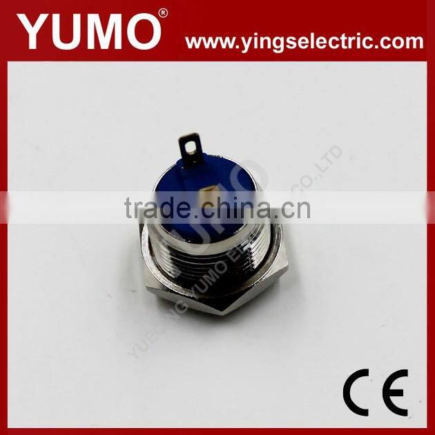 JS16F-10-J-N ROHS 16mm flat round 1NO momentary screw terminal 2A/36VDC push button switch elevator push button