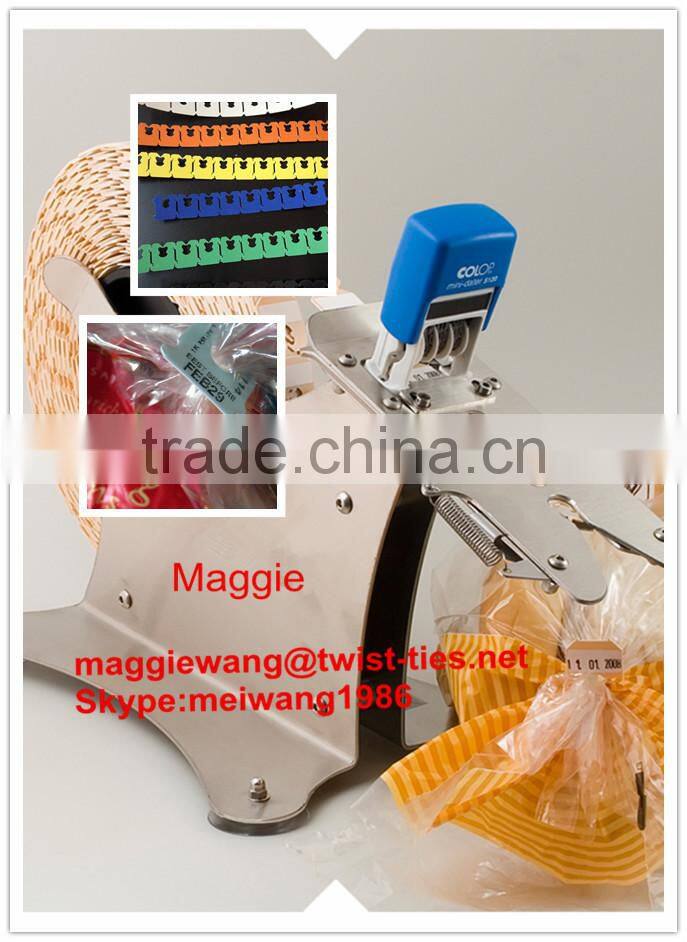 plastic bread bag clips/bag closures--hongda
