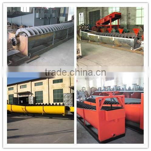Screw classifier for iron ore