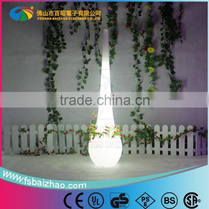 fashion PE glowing decoration led floor lamp