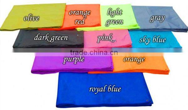 Customized corrosion resistant manta Polyester waterproof fabric pe tarpaulin