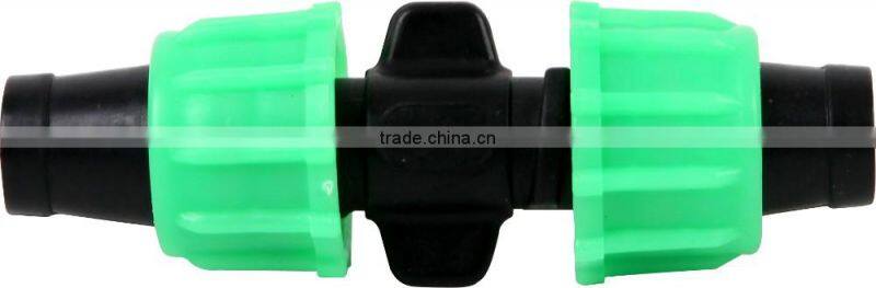 Agriculture Irrigation Plastic Drip Tape Fitting Lock Coupling