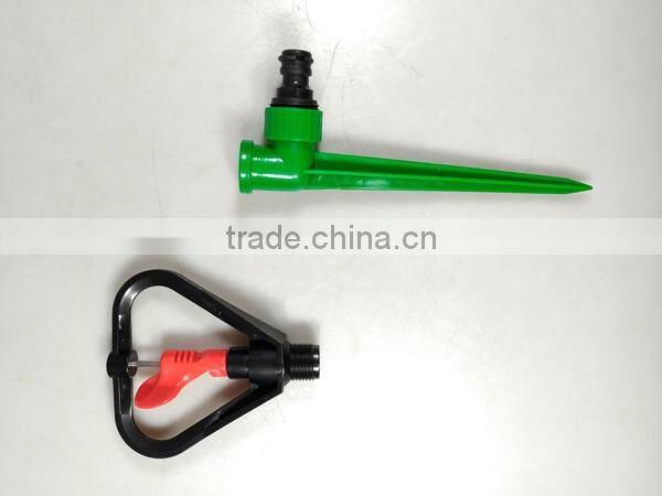 Cheap Mid-range farm irrigation mini butterfly water sprinkler with spike