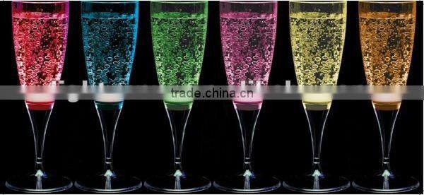 liquid active color change flashing LED cup or LED glass