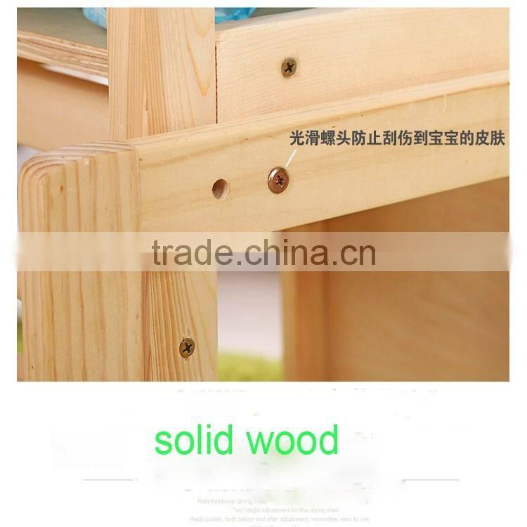 Wholesale wooden baby high chairs multi-function baby chair for restaurant portable baby high chair