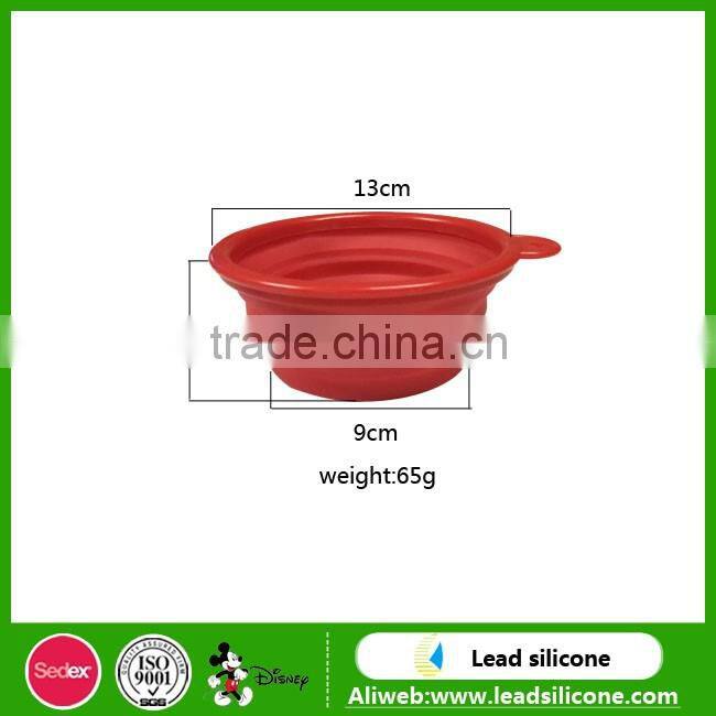 Collapsible Silicone Pet Dog Bowl,Silicone Foldable Pet Feeding Bowl