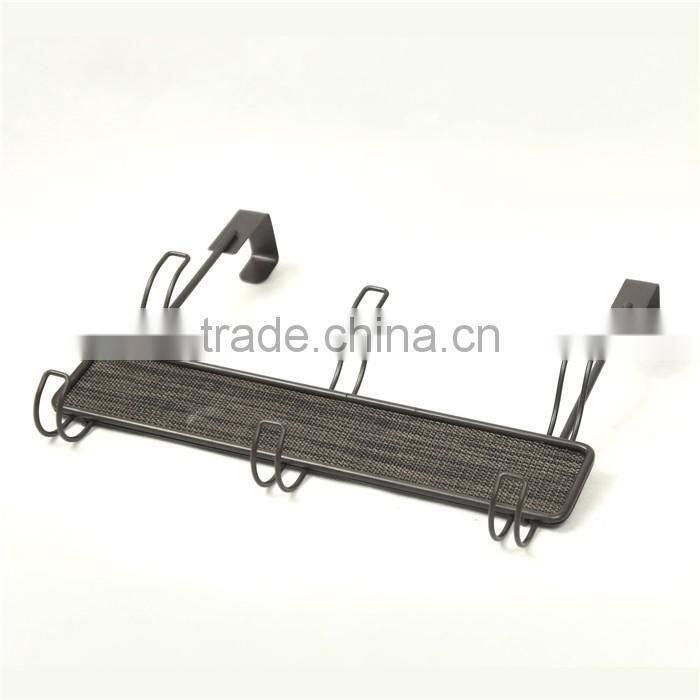 New Metal Wall Rack, 3 Hooks, Bronze