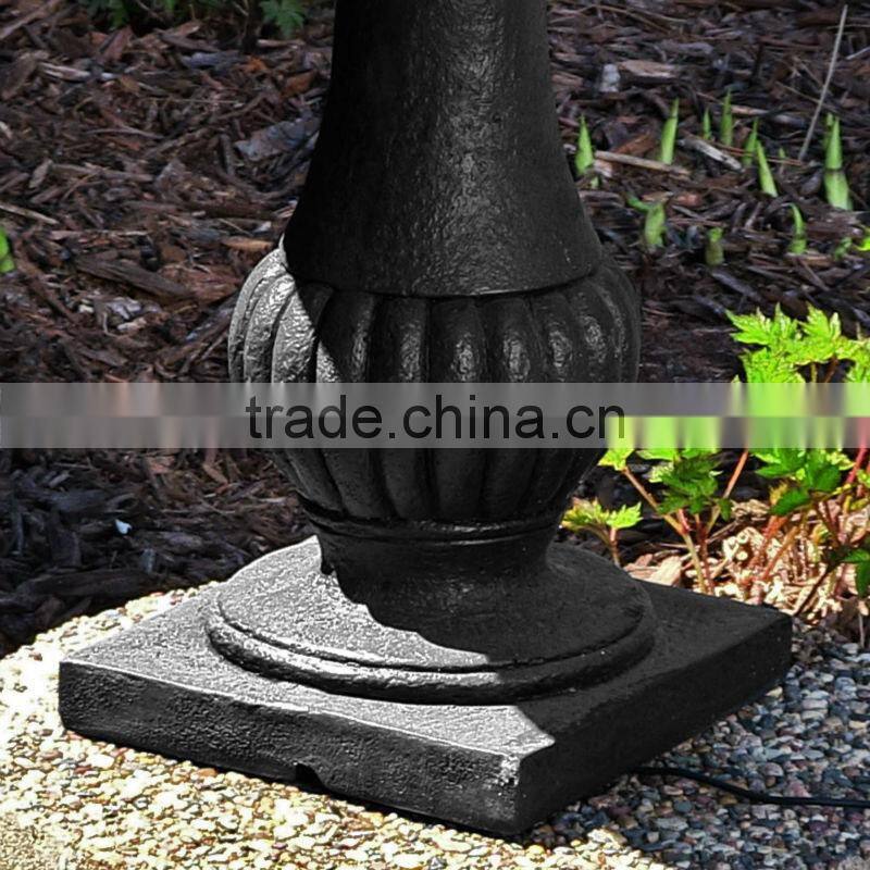 Outdoor Classics Gardens Solar Two Tiered Birdbath Fountain