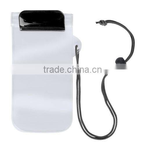 Waterproof beach purse with head string waterproof phone bag