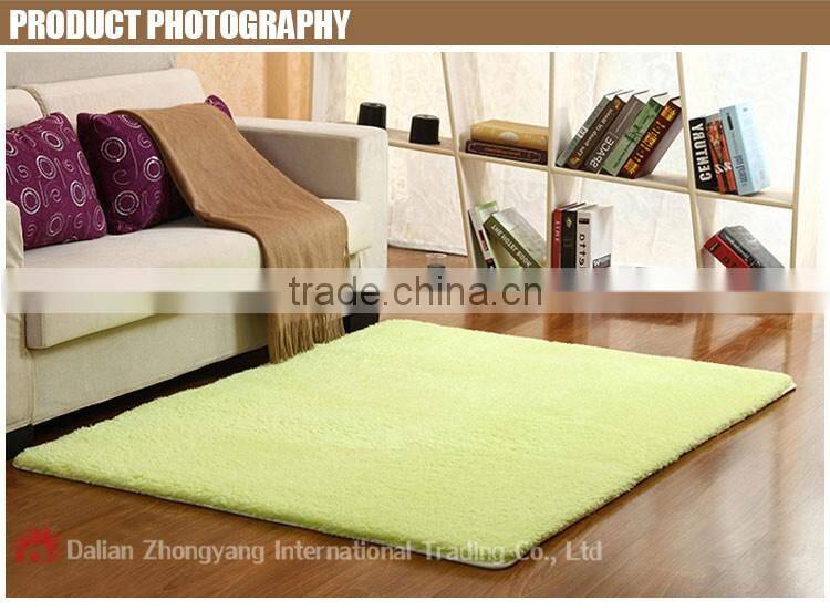 shaggy anti-slip bathroom bedroom decoration tufted rug carpet