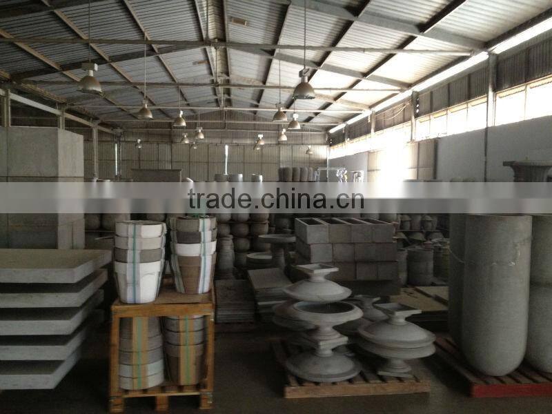 Viet Nam antique light concrete flower pots