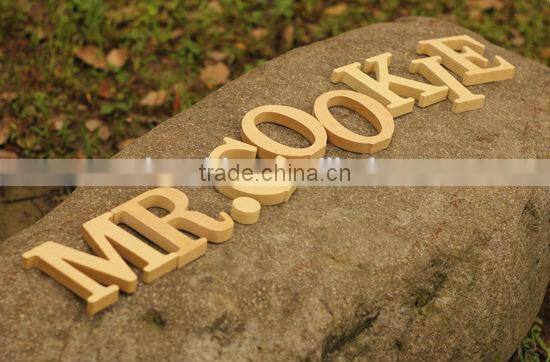 Free Shipping Modern Home Decor Wooden Letter Furnishing Articles Big Size Letter Indoor Home Decoration 10 *10*1.5cm