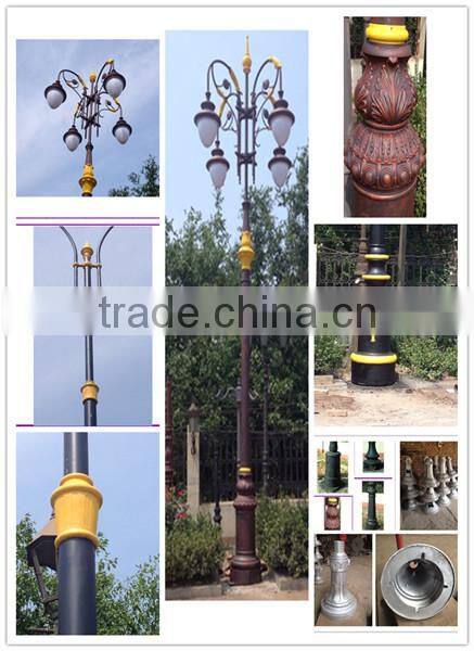 Middle East antique 7.8 meters decorative street lighting pole