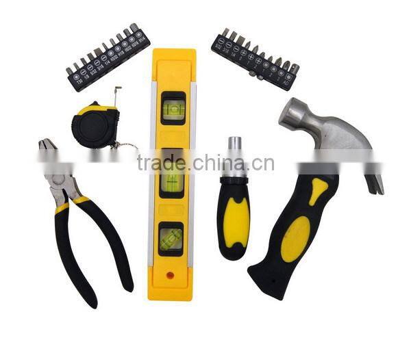 TOPRANK 25 piece household tool set in carry box packing heavy duty