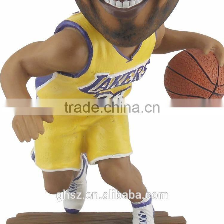 polyresin bobble head bodies doll/sports bobblehead