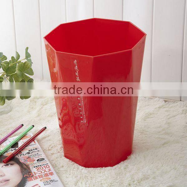 Bright colored polygon dustbin