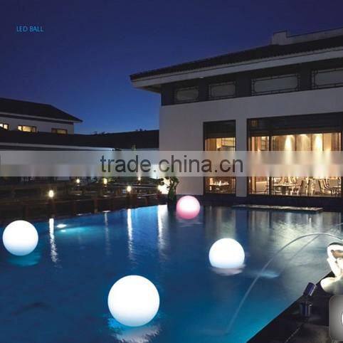 Hot sale! Modern fashion lighting waterproof RGB LED ball with 16 colors change by remote controller