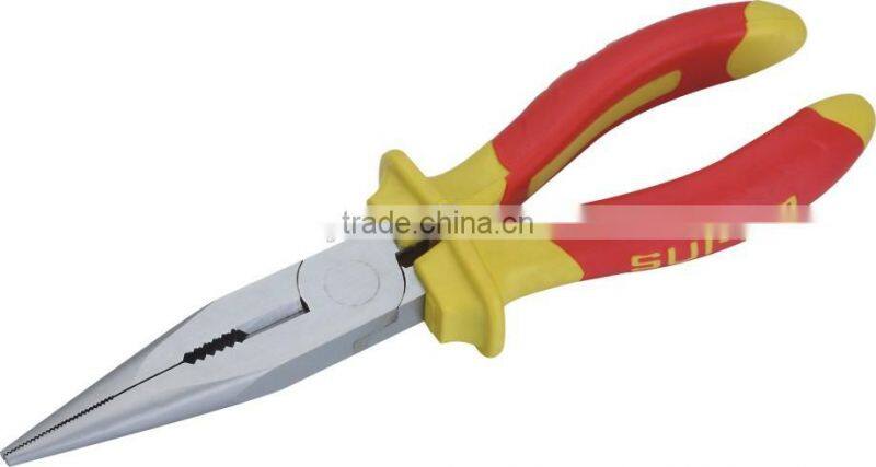 European type double color PVC handle end-cutting pliers